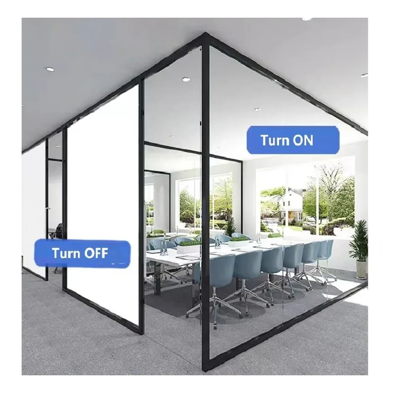 Fogging Film  Smart Dimming Film Office Partitions Privacy Dimming Films Switchable Pdlc Film Remote Control PDLC