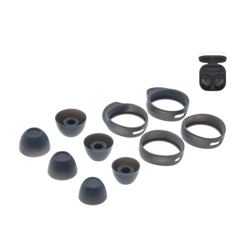 Ersatz-Ohrstöpsel, Ohrbügel, weiches Silikon, flexible Ohrhörer, Ohrstöpsel für Samsung Galaxy Buds FE Kopfhörer-Ohrstöpsel, Flügel