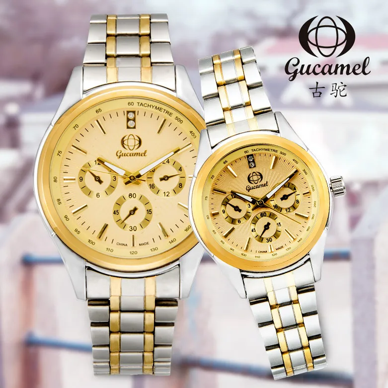 

Hot-Selling* Couple Watches Set, Korean Style Fashion Quartz Wristwatch for Men and Women, Gift Watch for Wholesale