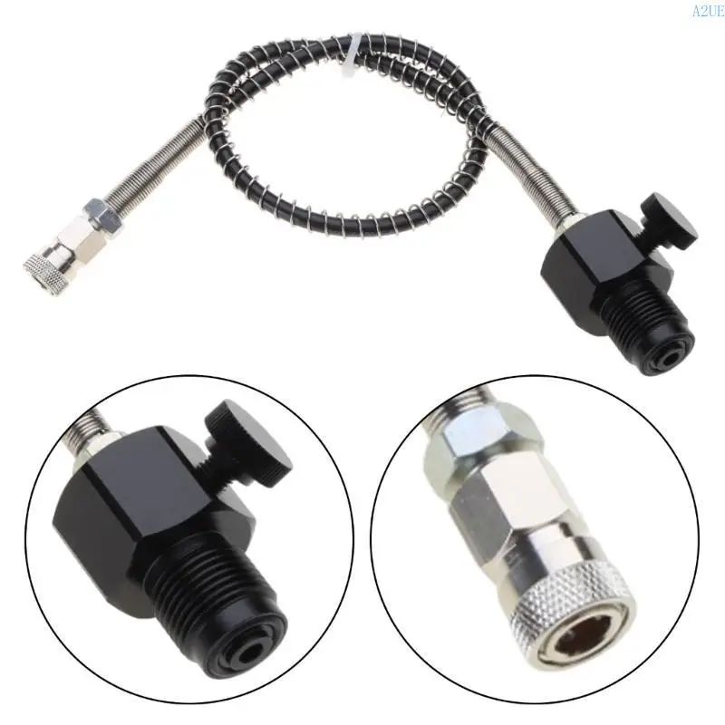 A2UE Durable Filling Adapter with Hose Metal Material for Home or Commercial Use