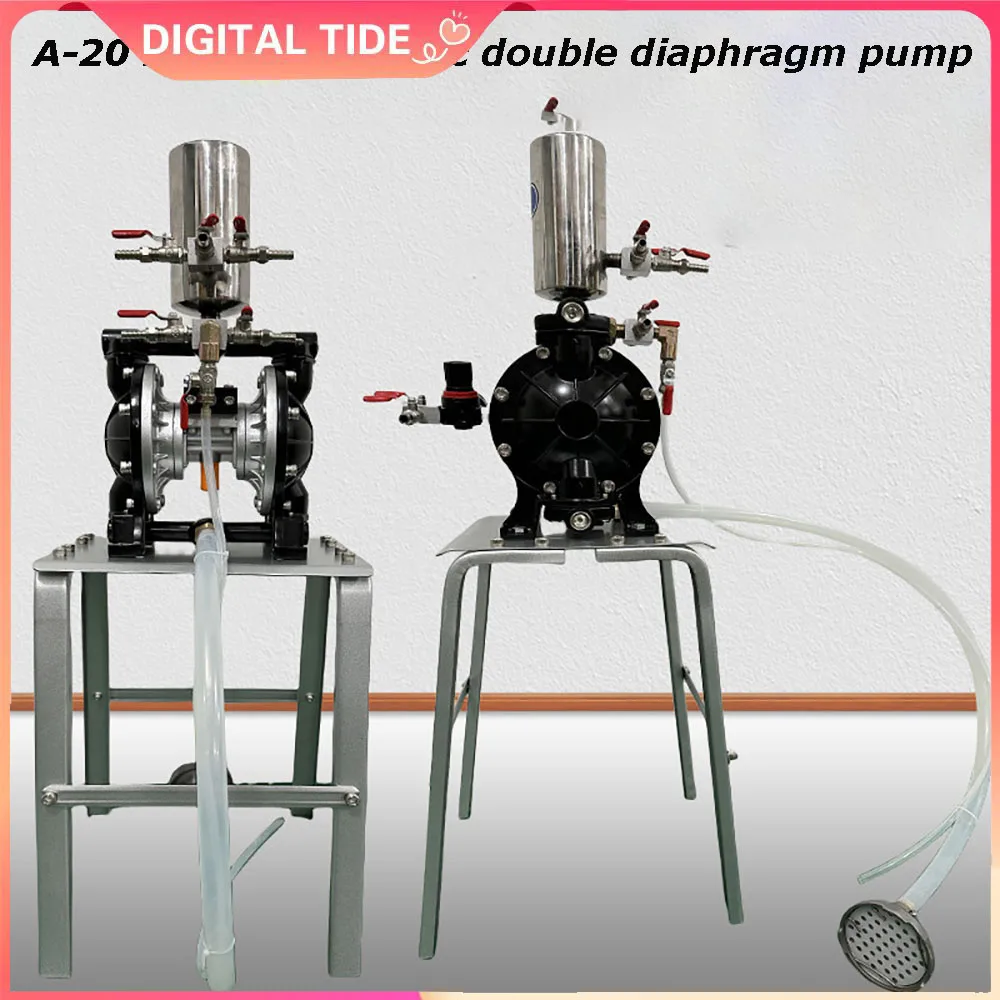 

Pneumatic Double Diaphragm Pump 20 Type Oil Pump High-pressure Ink Pump A20 High-power