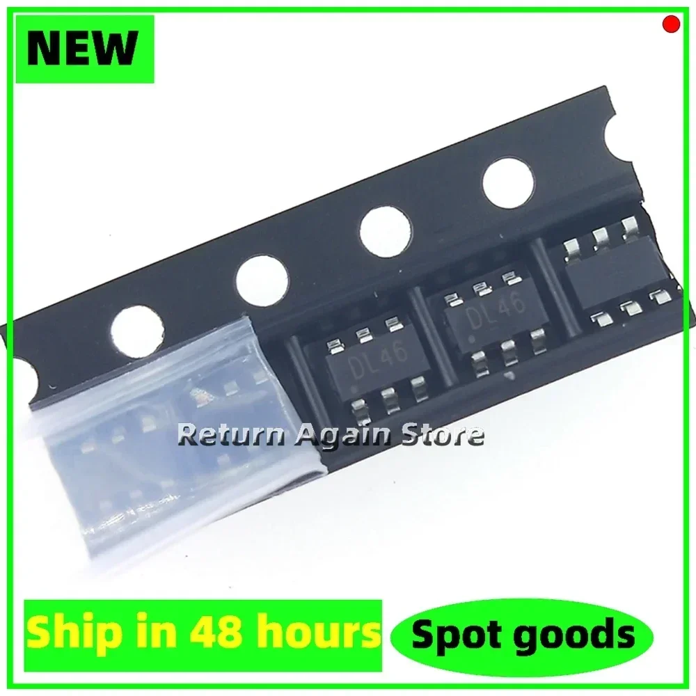 500PCS/LOT HDMIULC6-4SC6 Original silkscreen:DL46 SOT-23-6  ESD/TVS electrostatic protection diode