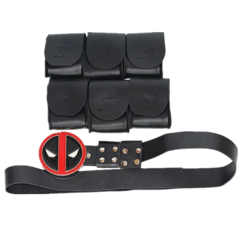 Deadpool Costume Accessories Belt Swords Blades Pistol Holster Boys Superhero Cosplay Props Children Toys Wade Wilson Role Play