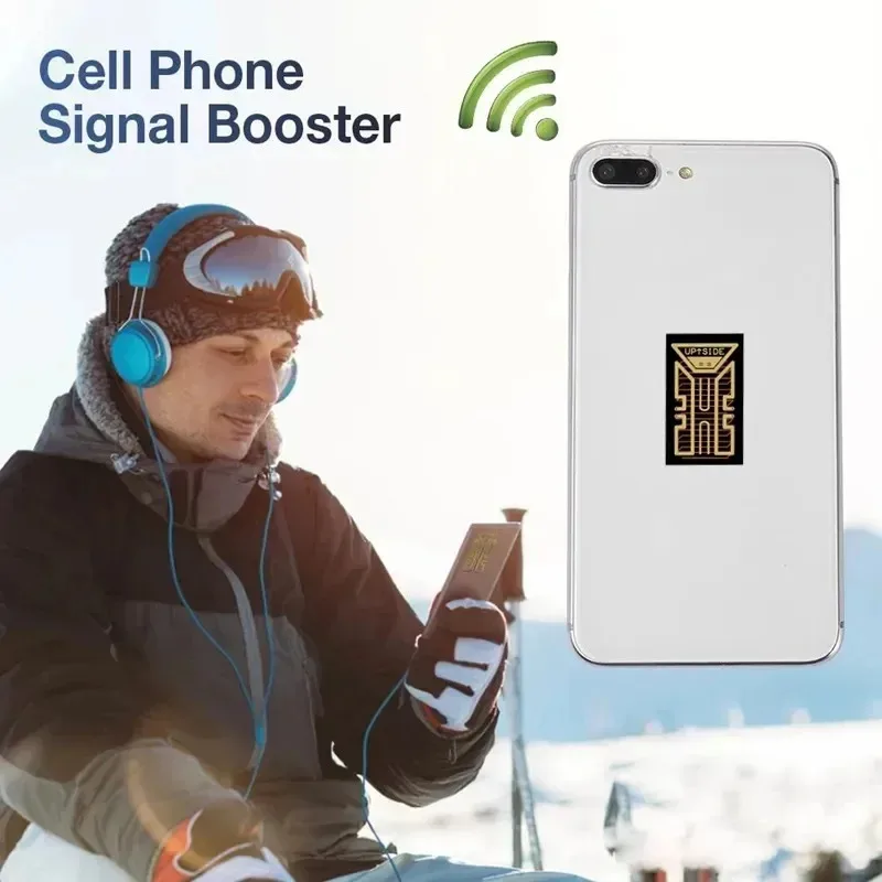 KEBIDUMEI Antennen-Signalverstärker WLAN-Reichweitenverlängerer Tragbarer Handy-Signalverstärker-Aufkleber für Mobiltelefone – Detail 2