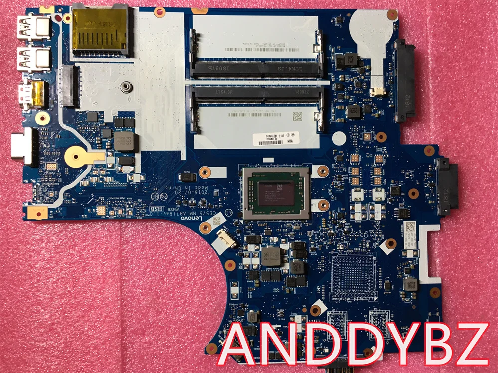 

01hw710 для Lenovo ThinkPad E575 LCFC CE575 NM-A871 материнская плата для ноутбука с тестом процессора A6-9500B в порядке