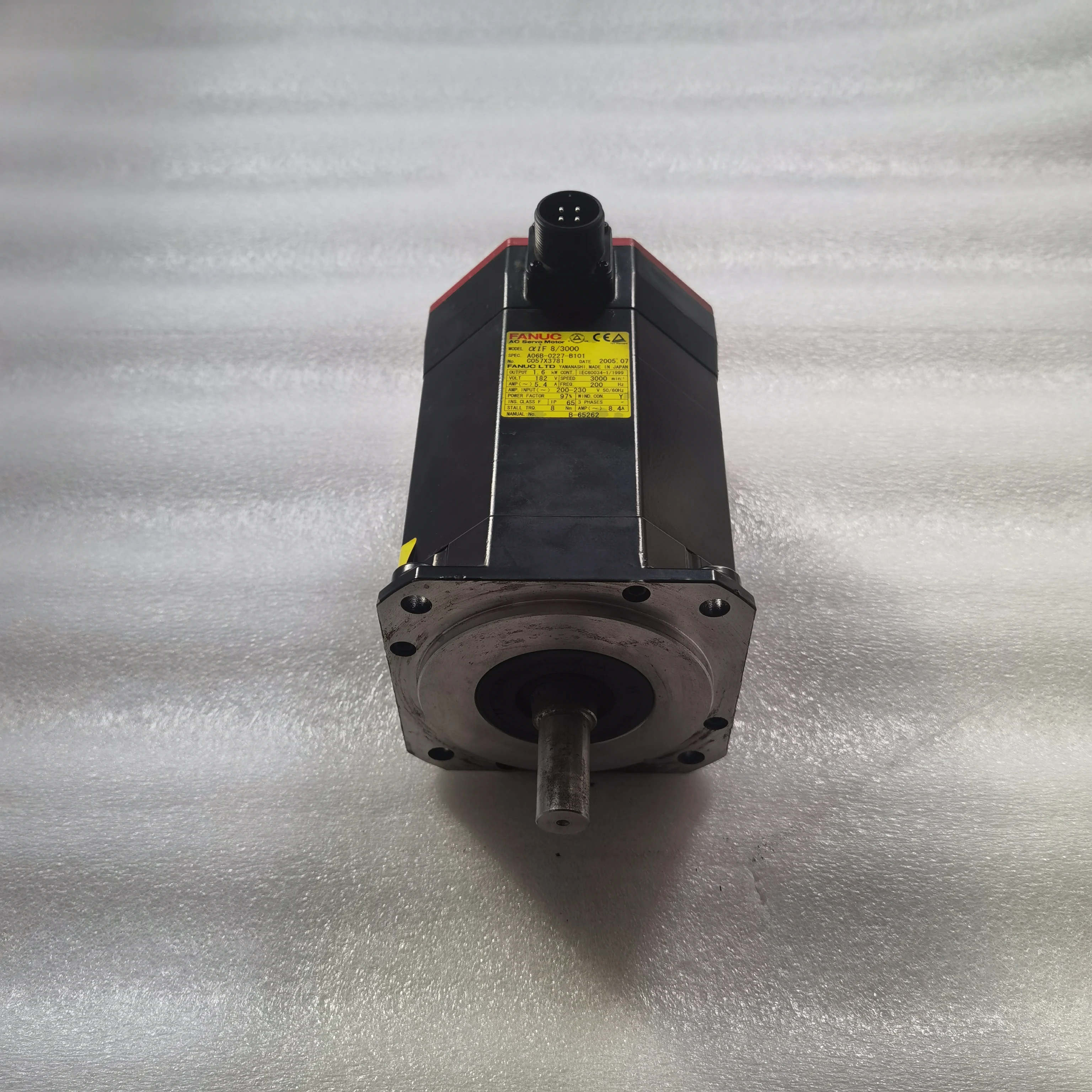Servomotor A06B-0227-B101 FANUC, usado, probado normal