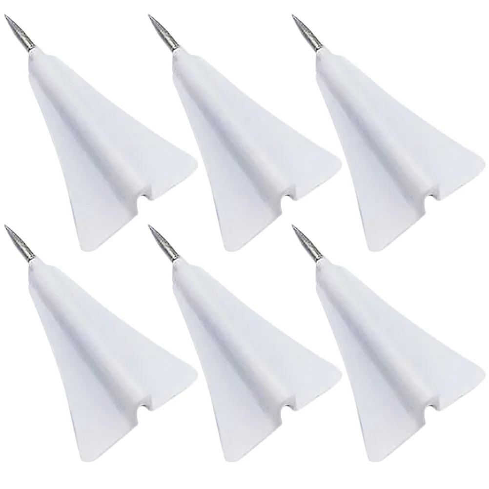 6 Pcs Tack Aircraft Pushpin Small Thumbtacks Poster Airplane Pins Steel Replaceable Travel