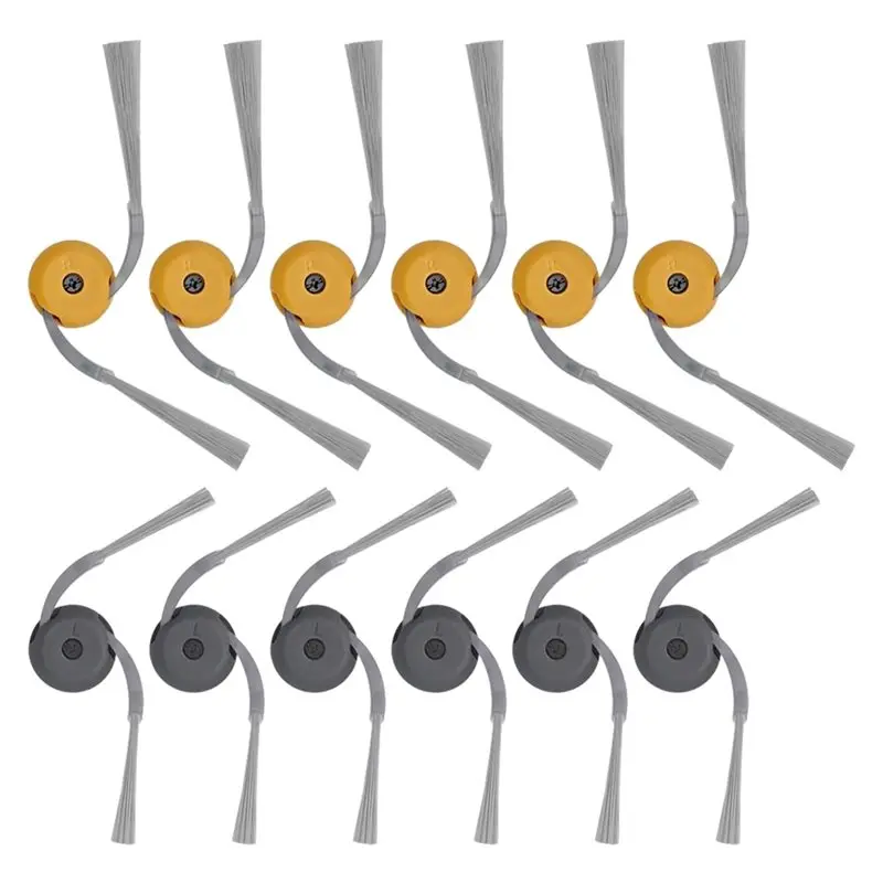 【ESSENTIALS 】Side Brush Replacement For Roborock Qrevo Curv 2 Flow Robot Vacuum Cleaner Accessories Washable Edge Brush