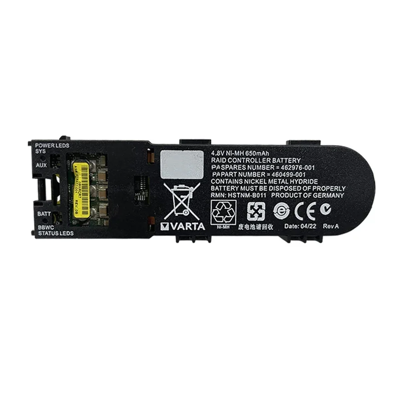 Original 460499-001 462976-001 4.8V NI-MH 650mAh Controller Battery for HP P212 P410 P411 P410i Array Card Battery HSTNM-B011