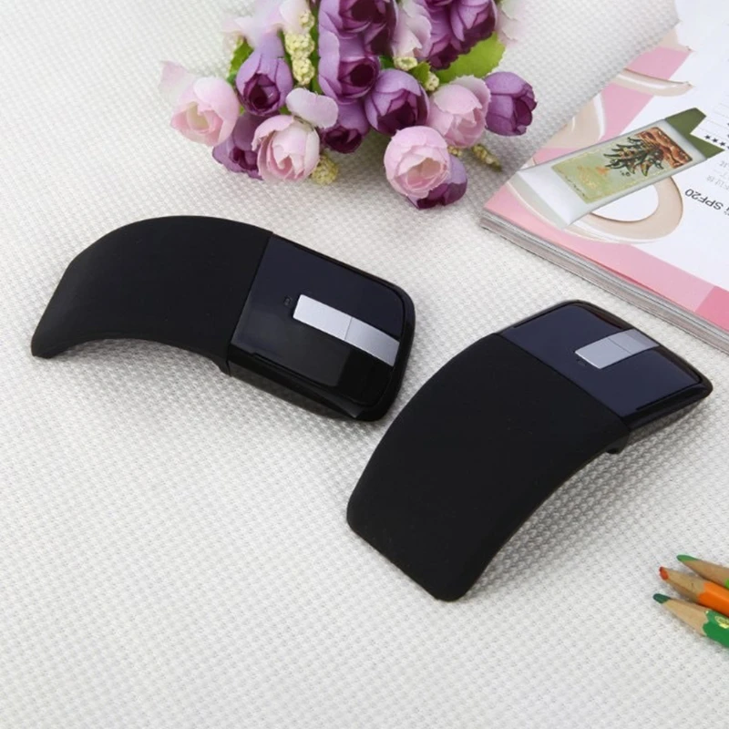 Xiaomi Foldable Bluetooth Wireless Mouse Dual-Mode Silent Arc Touch Ultra Thin Magic Mouse Portable Office Mouse for PC Laptop