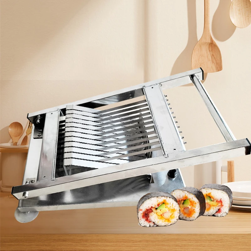 Manual 2cm Sushi Roll Cutter Machine Japan Rice Sushi Roll Cutting Tool Sushi Roll Slicer Cutting Machine  Food Processor