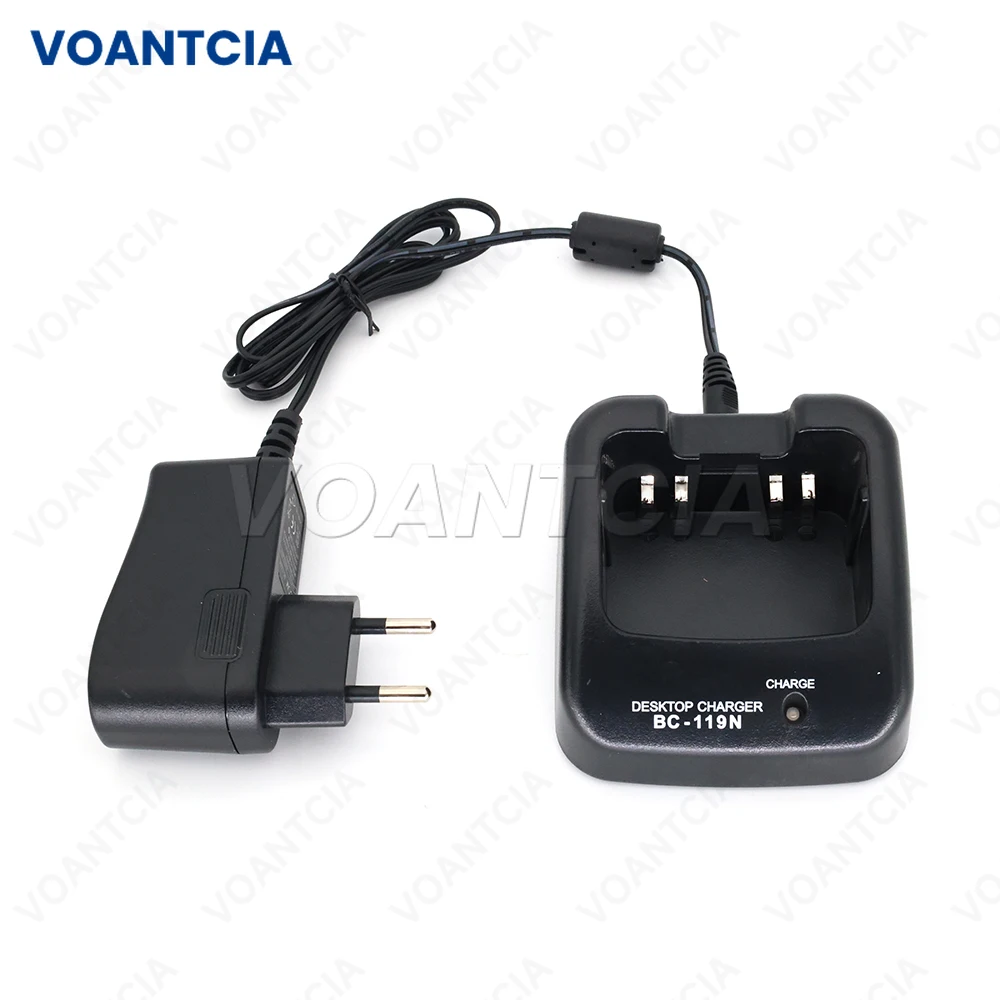 Desktop Charger BC-119N for ICOM IC-F70DS Walkie Talkie Radio BP-253 Battery Accessories