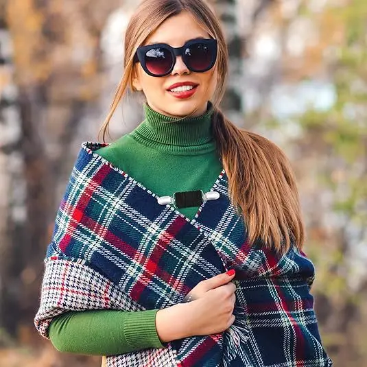 Cinch Maglione Scialle Abito Clip Indietro Cinch Abbigliamento Cinch Scialle Clip per donna