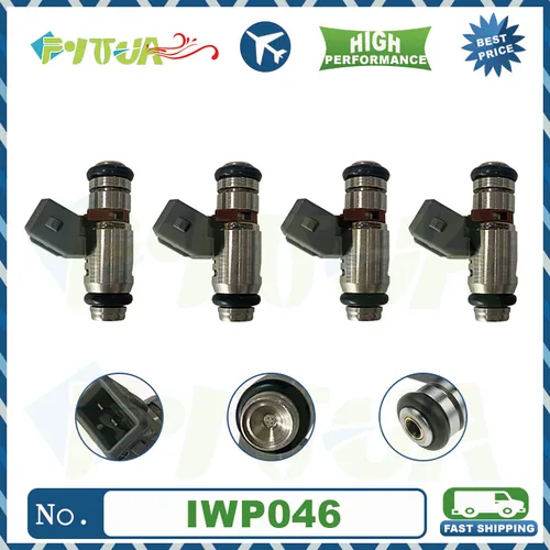 Inyector de combustible de 4 piezas, IWP-046 IWP046 para VW Gol Parati FIAT Punto Palio Siena Strada Idea 1,0 1,4 50103902, boquilla de inyector de combustible 551