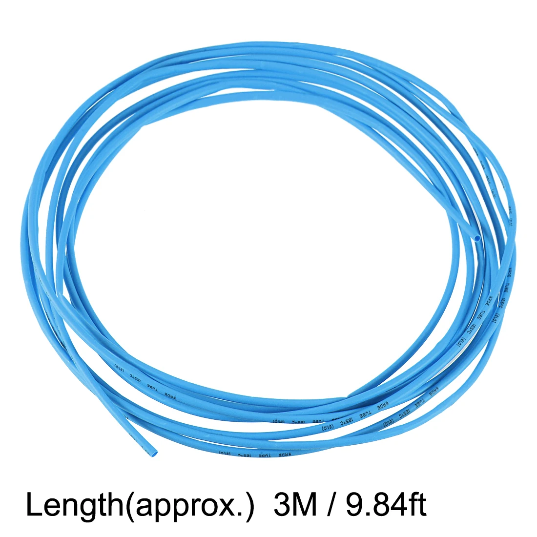 3/7Meters Heat Shrink Tubing 4-6mm Dia 7-10mm Flat Width 2:1 rate Shrinkable Tube Cable Sleeve