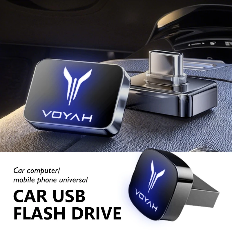 Para Voyah unidad Flash Usb Pendrive 32/64GB U Disk Memoria Usb Cle accesorios de memoria libre Dreamer Zhuiguang H53 Dongfeng