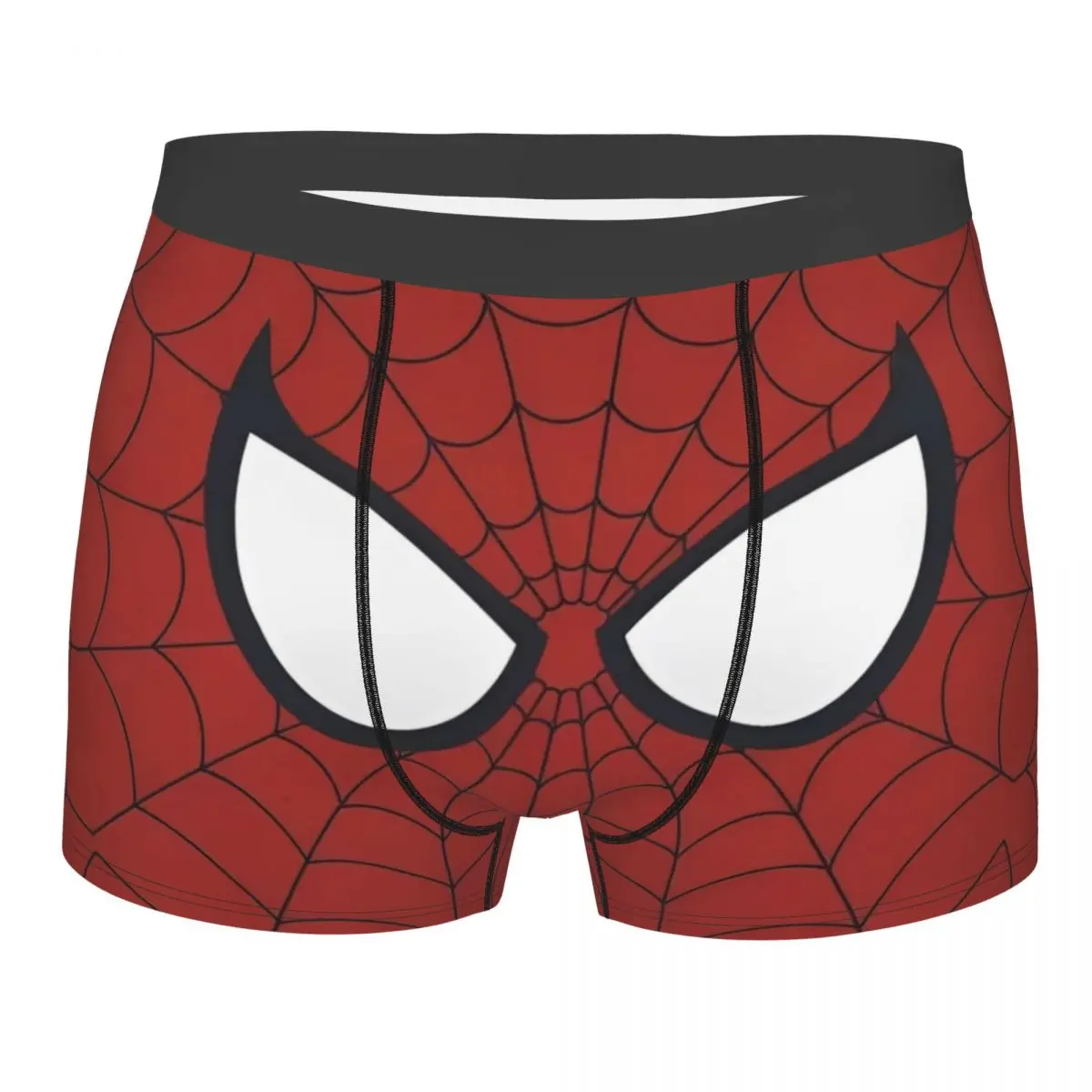 Bóxer personalizado de Spider-Man para hombre, ropa interior fresca con dibujos animados de Anime, cómodo, regalo de mordaza