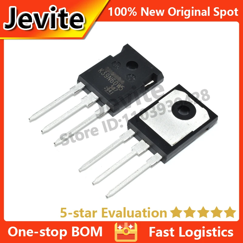 Jevite 100% New Original electronics Controller 10-50 units/lote K39N60W5 TK39N60W5 TO-247 600V 38.8A MOSFET transistor