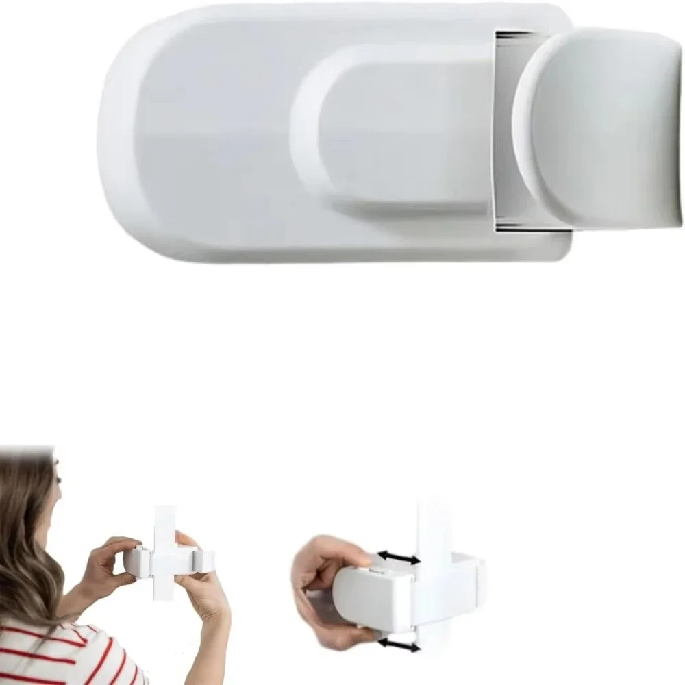 No Tools Required Door Lock No Adhesives Required Snap-On Design Snap-On Door Lock Simple Install Child Proof Door Lock