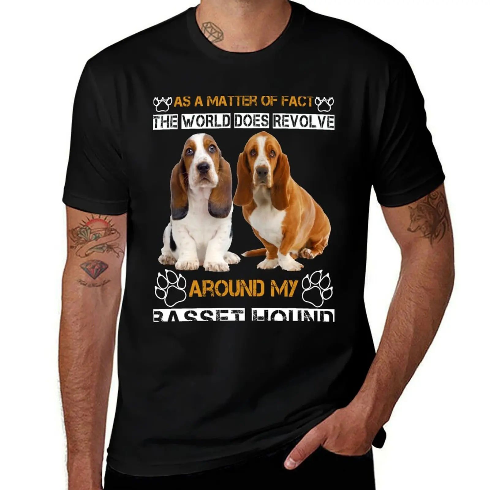 Basset Hound T-Shirt Anti-Wrinkle Short Sleeve T-Shirt