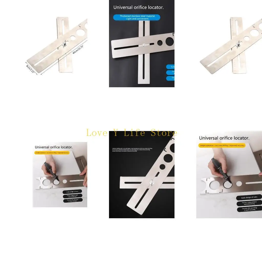 L74C Multifunction Tile Locator Puncher Tapper Universal Glass Tile Wall Machin