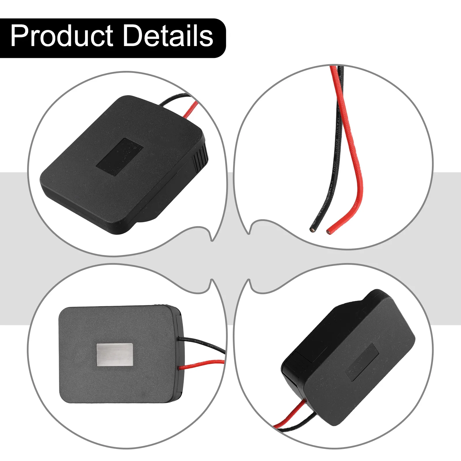 

Adaptor Battery Adapter 1pc Replacement 321000480 Tool 625367000 625368000 Accessory Black Compatible With New