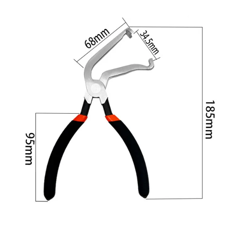 

1/3pcs 8-Inch 60-Degree Electrical Disconnect Pliers for Automotive Connectors Sensors Angled Wire Plug Removal Tool