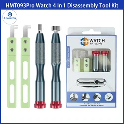 Kit de herramientas de reparación de desmontaje de batería de reloj 4 en 1, herramienta de reparación de iwatch DIY para reloj S4, S5, S7, SE, SE2, S8, S9, reemplazos de batería