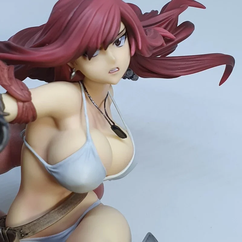 

(in Stock) 1/6 Erza Scarlet the Knight Ver. Unpainted Unassambled Pvc Recast Diy Gk Figure White Model Kit W_2873