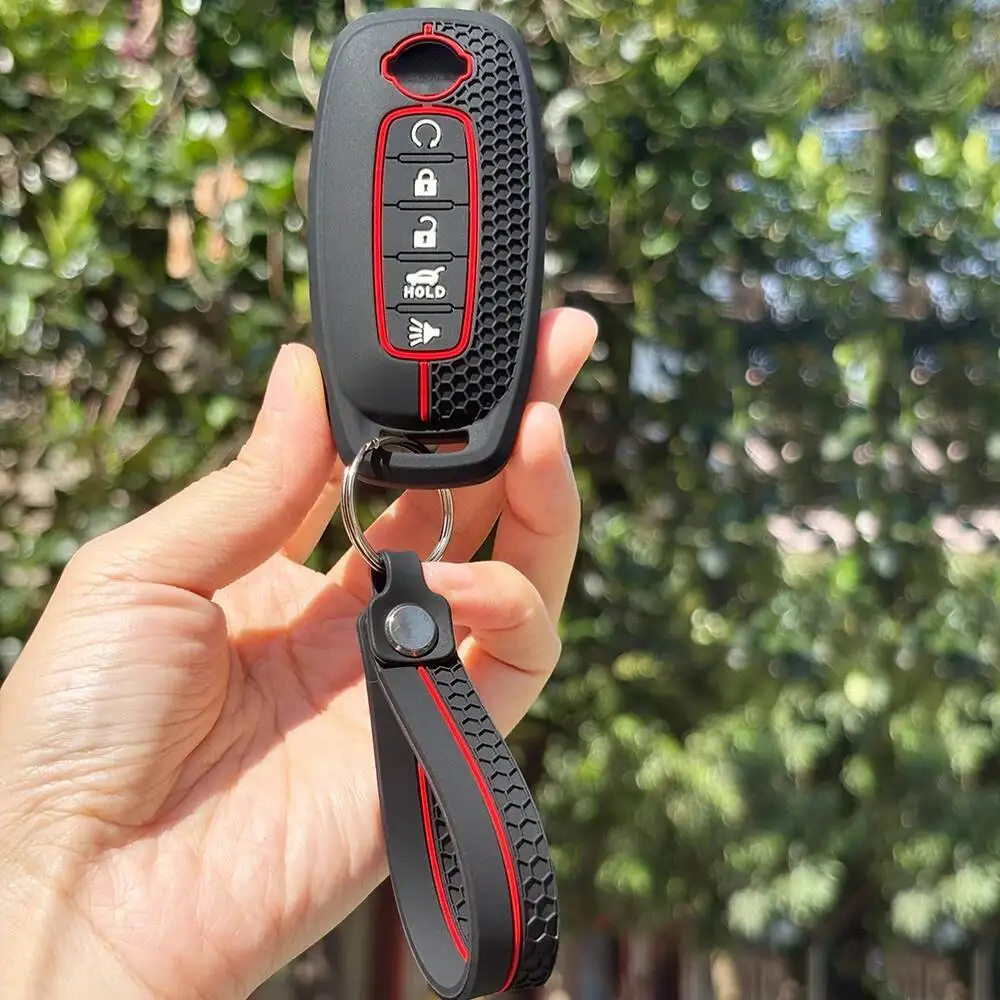 المفاتيح حماية لنيسان X-TRAIL سيلفي ألتيما قاشقاي باثفندر ركلات أرييا 2022-2026 سيليكون حافظة مفاتيح السيارة