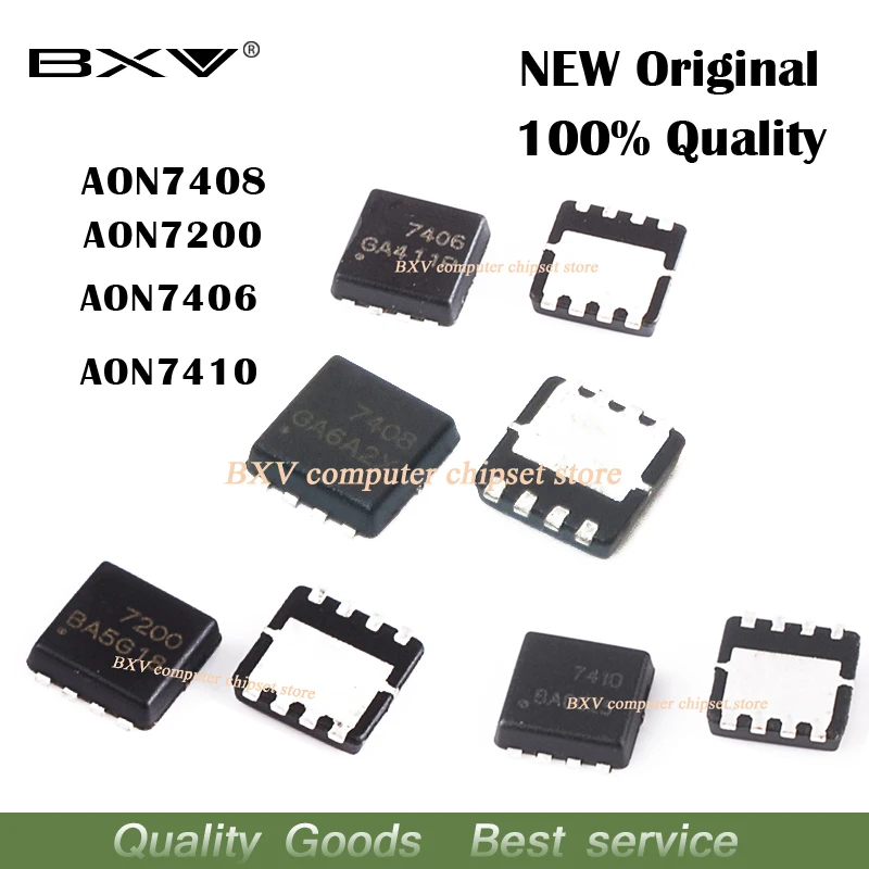10PCS/LOT 100% NEW Original Quality AON7200 AON7402 AON7406 AON7408 AON7410 QFN  in stock