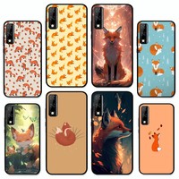 Cool Fox Animal Phone Case For Huawei Y9 6 7 5 Prime Enjoy 7s 7 8 plus 7a 9e 9plus 8E Lite Psmart Shell