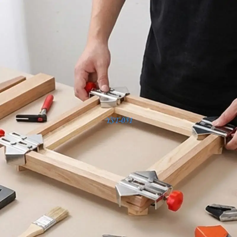 E15A Metal Steel Right Angles Clamp 90 Degree Quick Clip Auxiliary Corner Fixing Clamp Locator Easy Installation