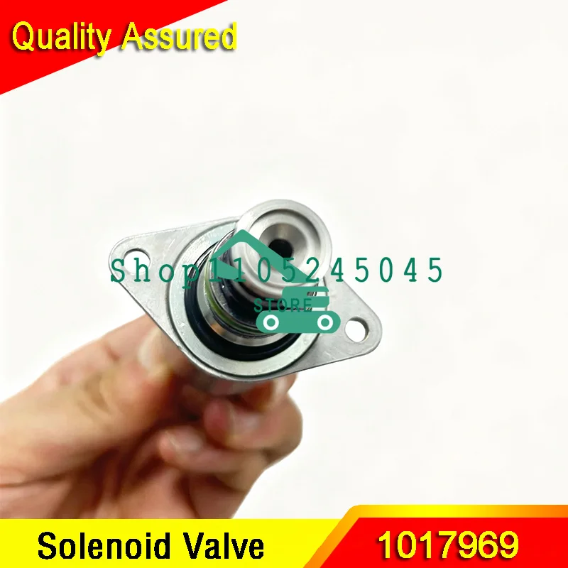 High Quality 24V Hydraulic Pump Proportional Solenoid Valve 1017969 for SY135/205/215/245 Excavator Accessories