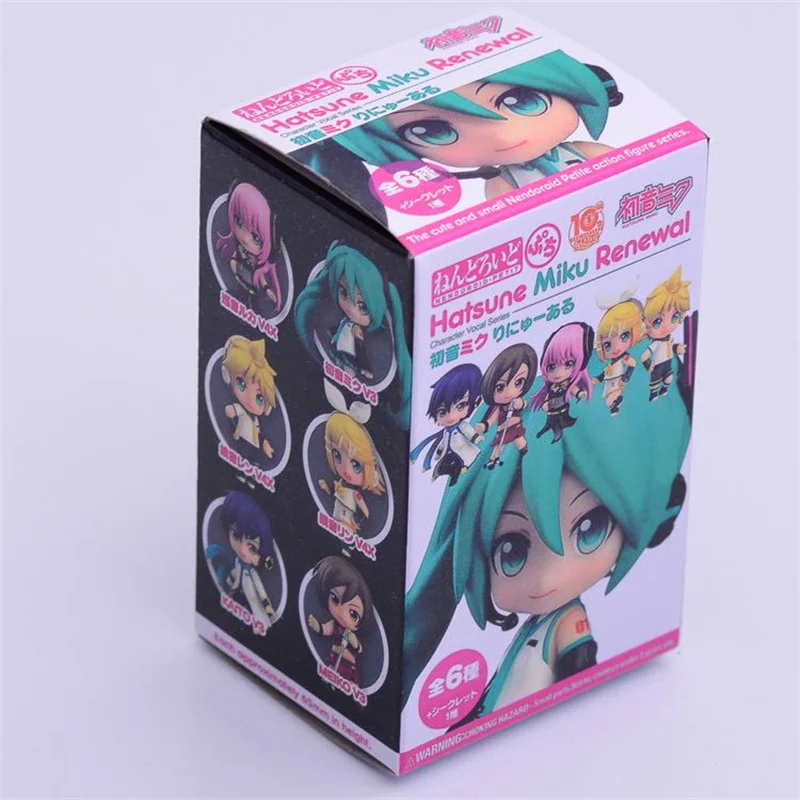 7cm 7style Hatsune Miku virtual singer Anime action figure 3D PVC model Character Cosplay Accessories Cute Lovely Kids