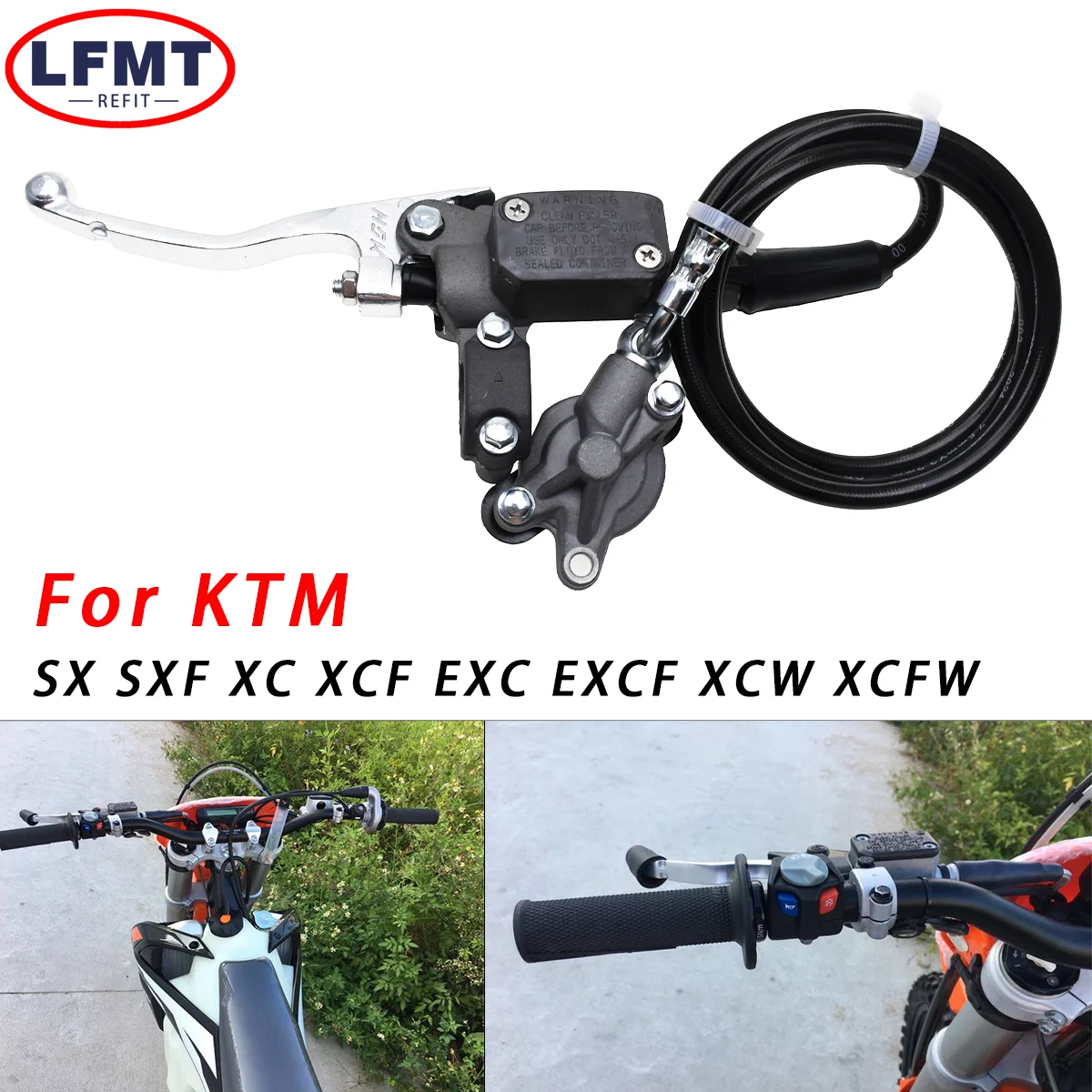 Motorcycle Hydraulic Clutch Master Cylinder Oil Hose Pipe 2008-2023 For KTM Husqvarna TE FE TX FX TC FC XC XCF EXC SXF 125-500