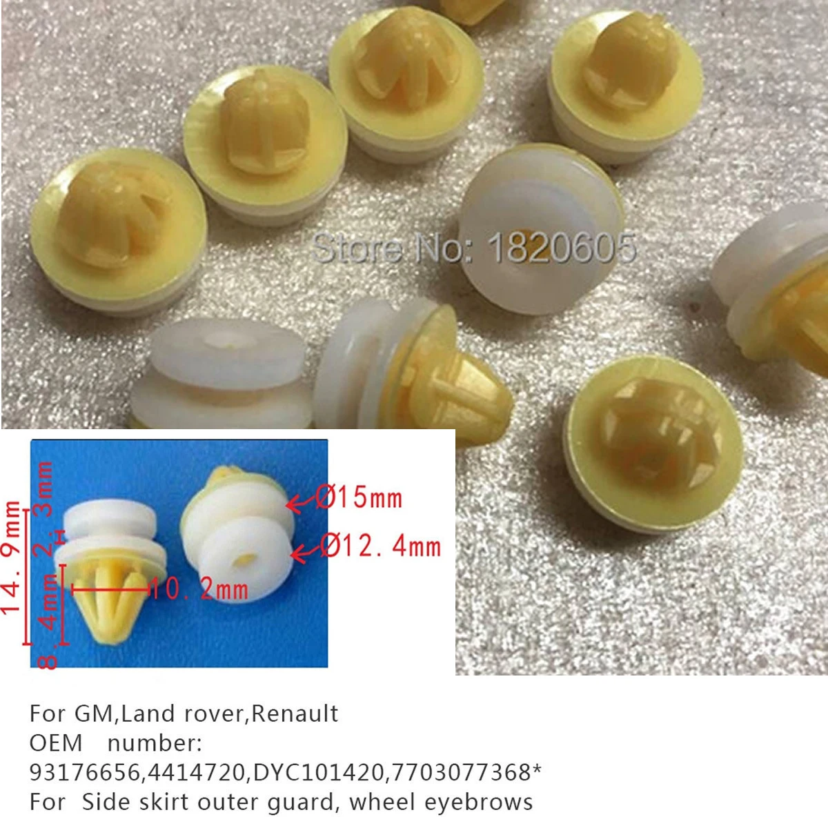 Качественные Дверные формовочные зажимы Hiqh 50x / 100x/500x, колесные арки для Land Range LR 3 4 Freelander 1 2 Discovery 3 4 Ro