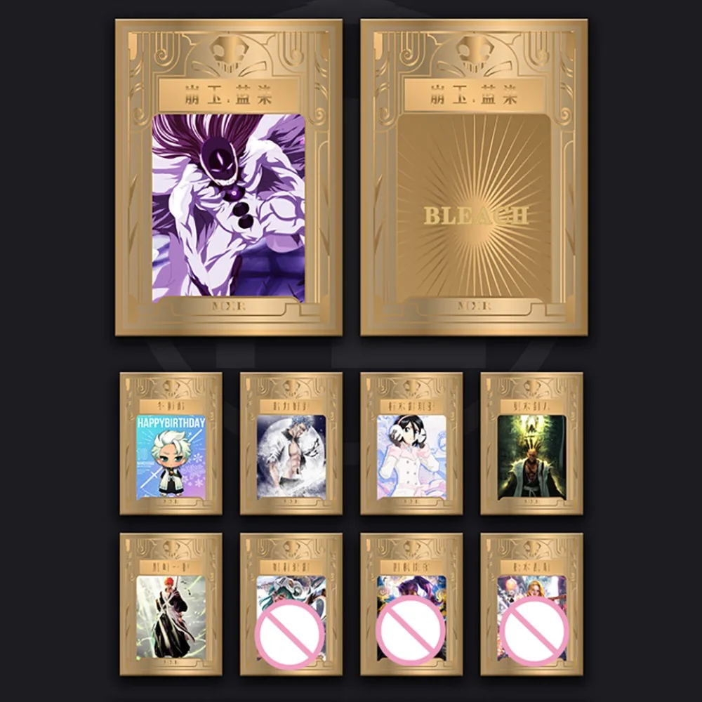 Bleach Collection Card Popularity Japanese Anime Peripheral HD Character Card Toys Encourage Children's Birthday Surprise Gifts