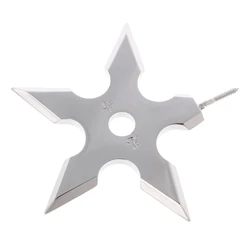 Ninja Throwing Star Coat Hooks Holder Bedroom Wall Stainless Steel Hangers