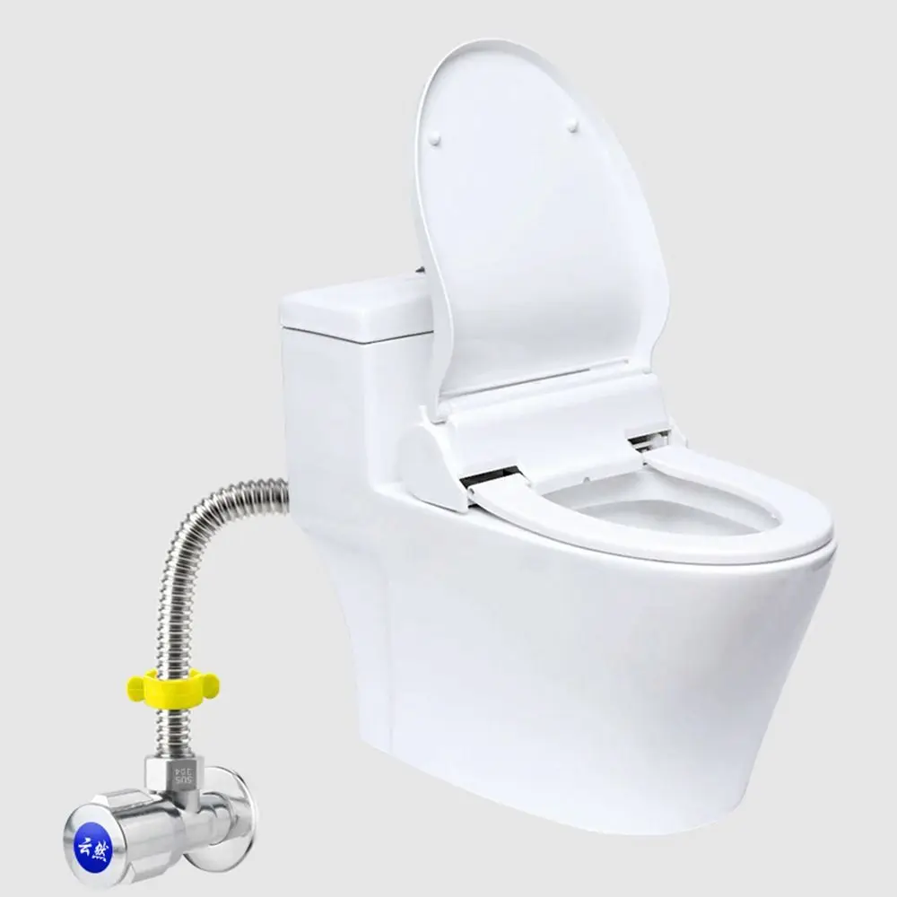 Silicone Gasket Plumbing Hose Corrugated Non-slip Installation Bathroom Heater Connector with Wrench Pipeline Protection