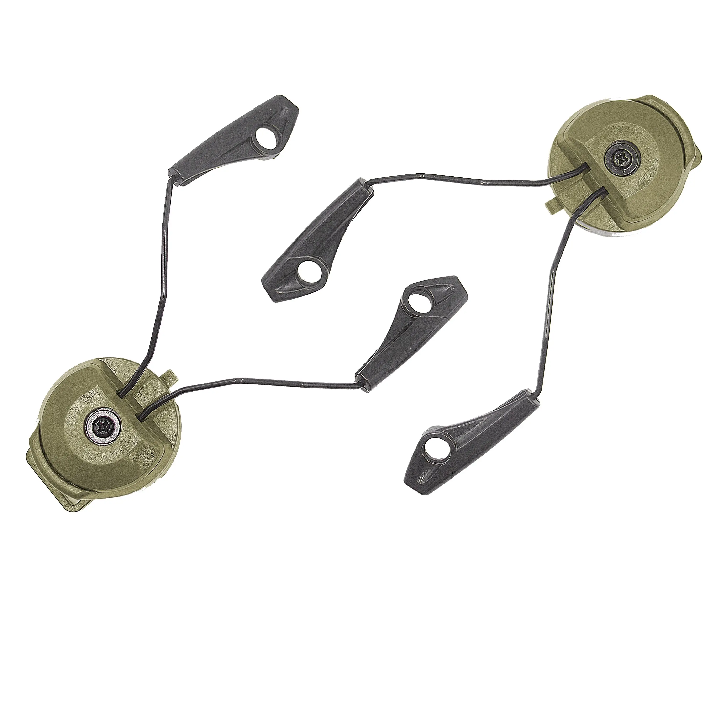 Imagem -02 - Earmuf Arc Ops-core Capacete Rail Adapter Tactical Headphone Stand Earbud para Marshall Impact Sport Tiro Headset
