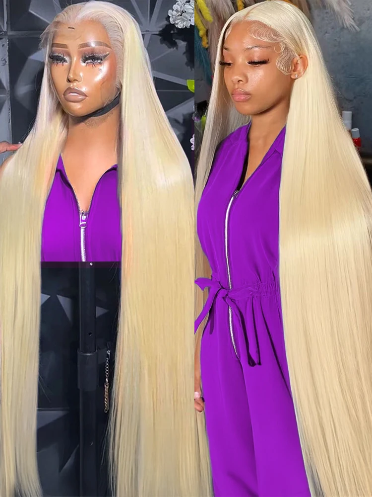 

Бразильский прямой парик Bone Straight 613 Blonde 13x6 Lace Front Human Hair Wigs 30 40 дюймов Цветной медовый Remy 13x4 Парик фронтальной части шнурка для женщин