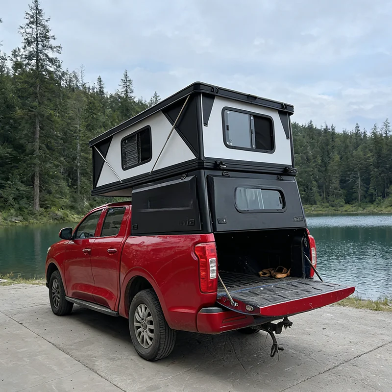 High Quality Full Protection Insulated Hard Shell Roof Top Tent All Season Durable 4x4 Offroad Camping Fit For F-150/250 Ranger
