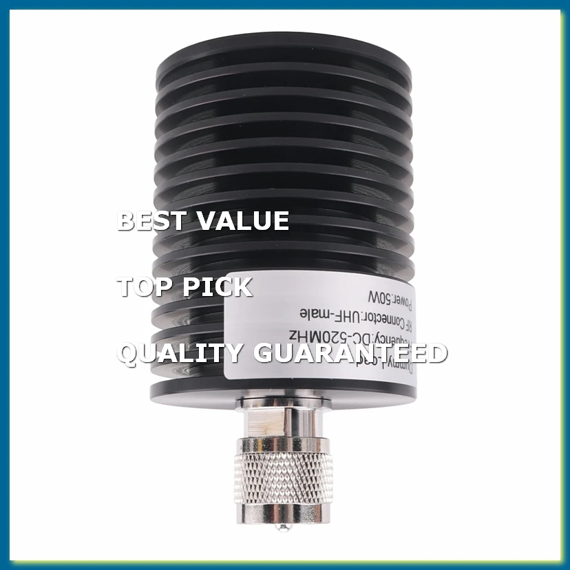 Coaxial Dummy Load 50W U Style UHF PL259 M Male Plug Connector 50 Ohm DC-500MHz Dummy Load