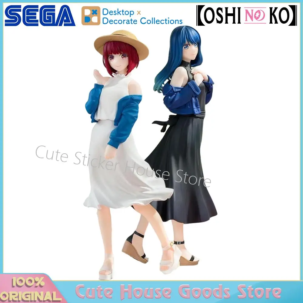 Oryginalne, dostępne od ręki figurki kolekcjonerskie Sega Desktop X Decorate Collections Oshi No Ko Kurokawa Akane Arima Kana, anime, urocze dziewczyny, zabawki.