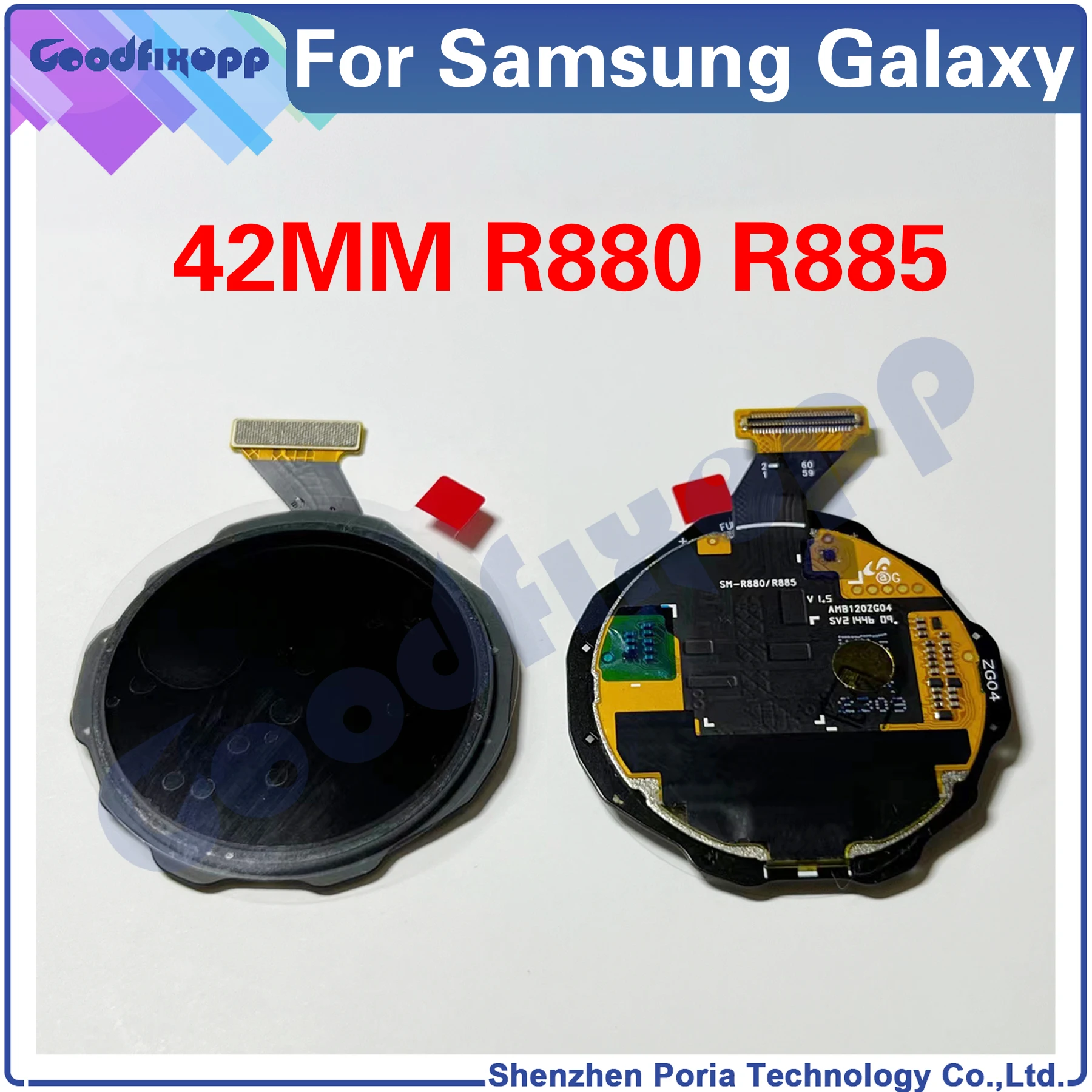 For Samsung Galaxy Watch4 Classic R880 R885 42MM R890 R895 46MM LCD DIsplay Touch Screen Digitizer Assembly Replacement