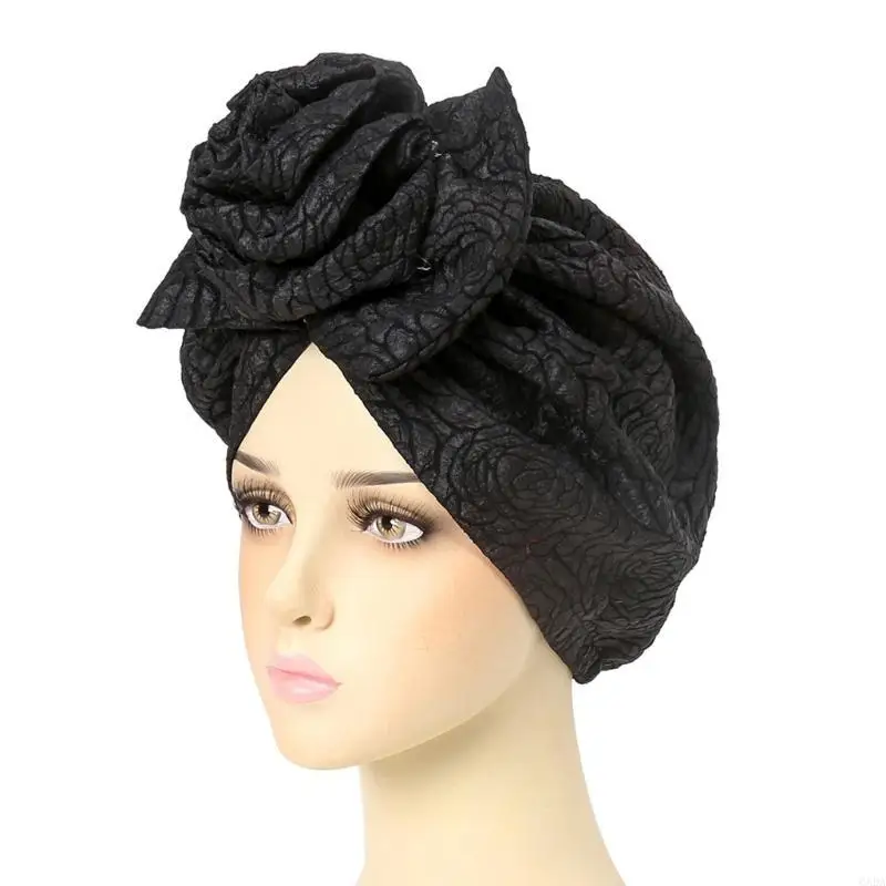 

Unisex African Turban Head Wrap Stretch Hijab Hat Accessory Fashionable African Head Scarf Wrap Multicolored 6XDA