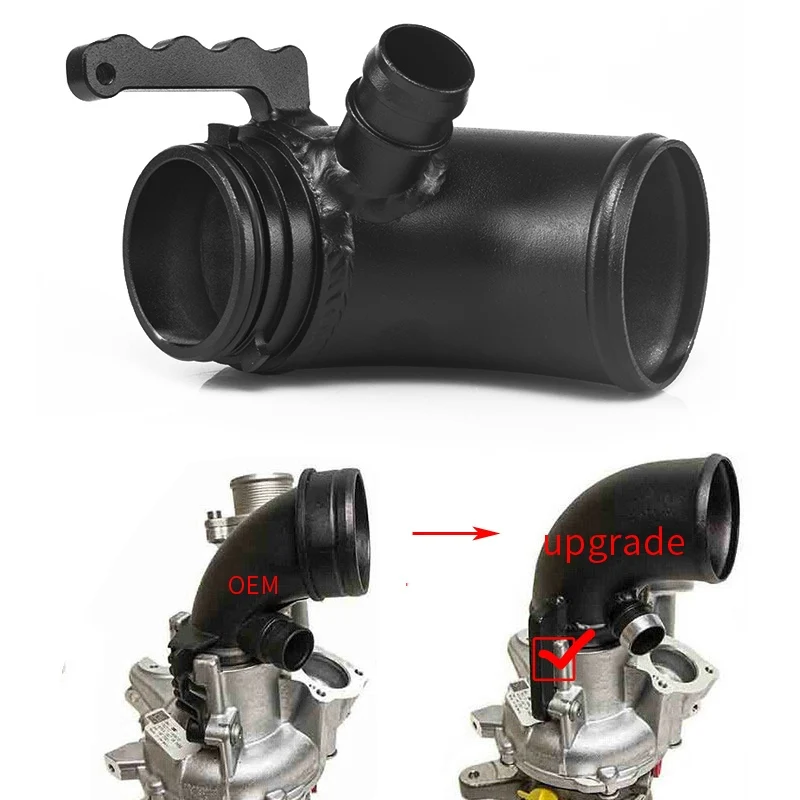

2026 Modified turbocharged intake pipe elbow joint suitable for Volkswagen Golf MK7R Audi TT EA888