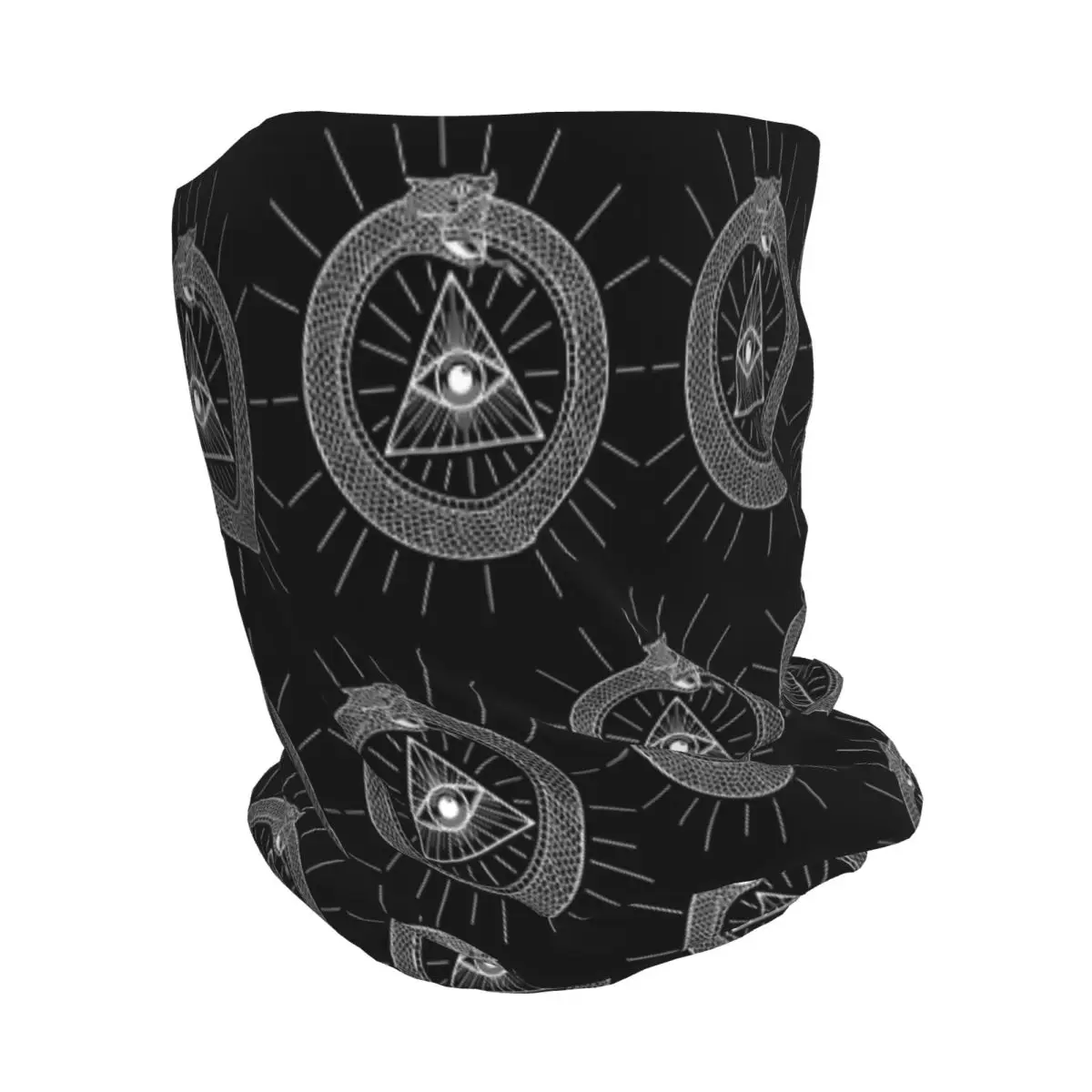 All-seeing Eye Soteric Of Ouroboros Snake Bandana Neck Gaiter Magic Scarf Warm Cycling Scarf Beanies Hat Men Women Adult Winter