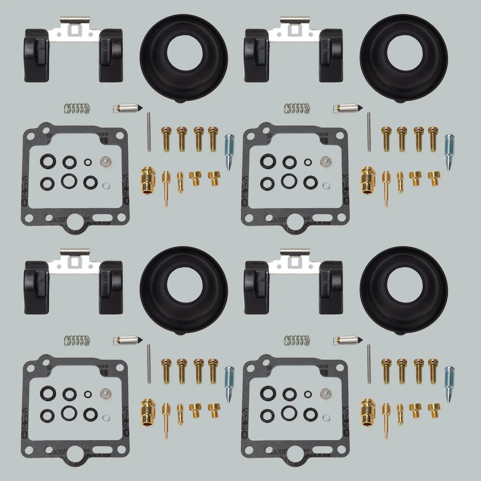 

4X Carburetor Repair KIT Float Diaphragm Fits YAMAHA FJ1100 FJ1200 FJ 1100 1200